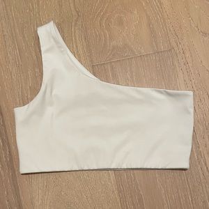 Girlfriend Collective One Shoulder Bianca Bra
